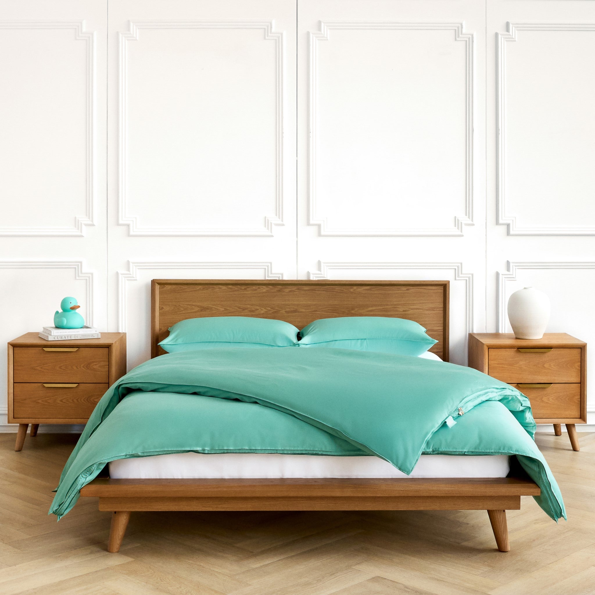 Turquoise Duvet Cover & Pillowcases - Canadian Down & Feather Company