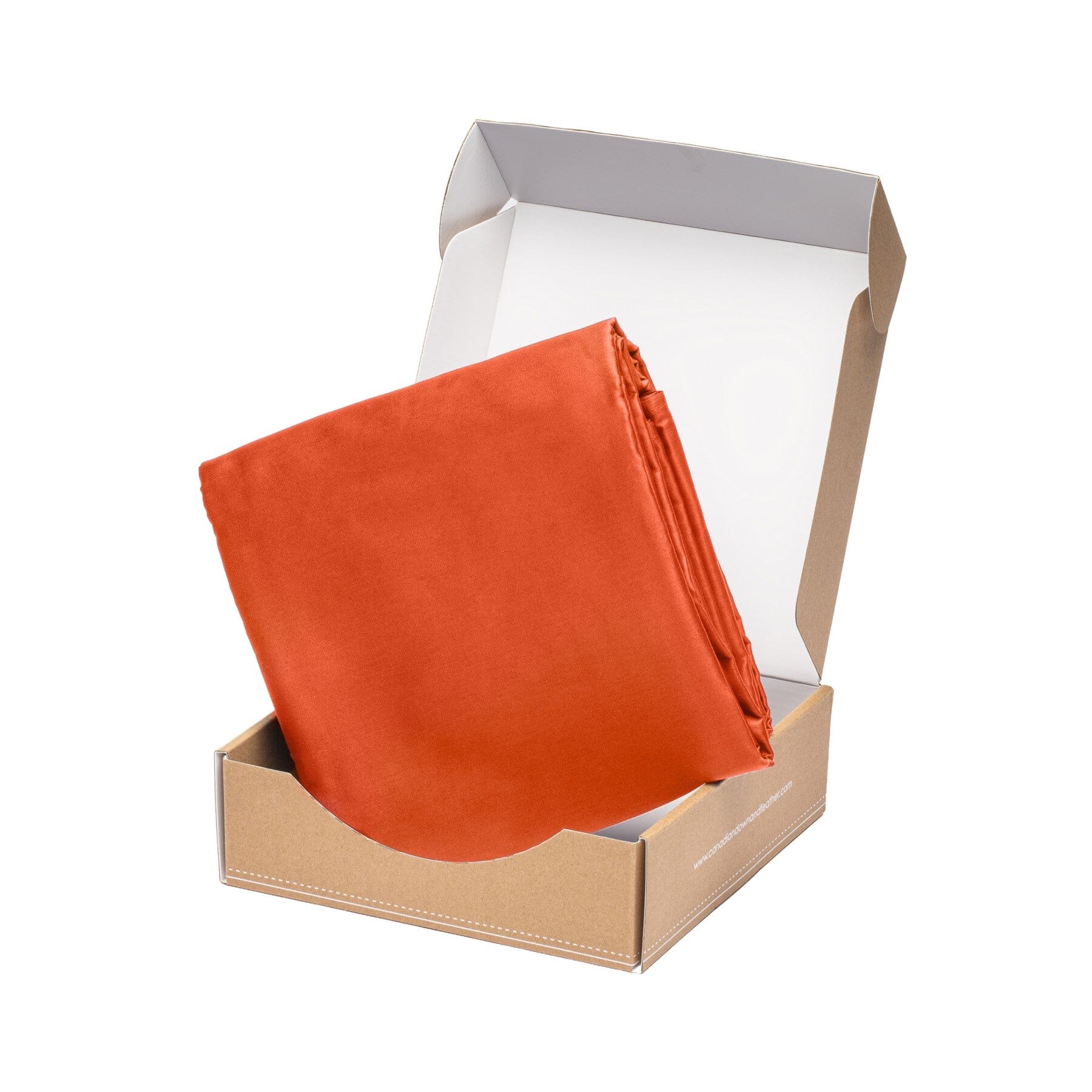 Persimmon Flat Sheet Flat Sheet Canadian Down & Feather Company