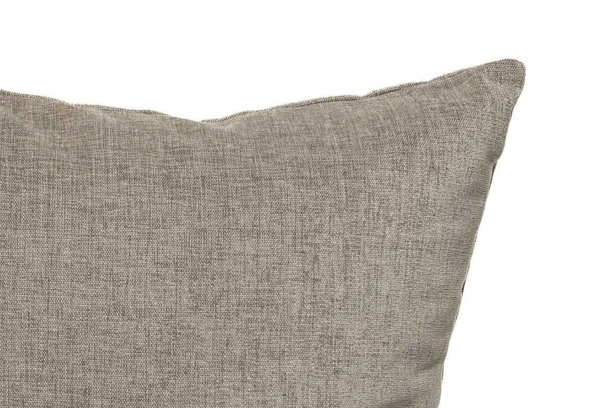 Grey Chenille Cushion Cover Cushion Cover Canadian Down & Feather Company