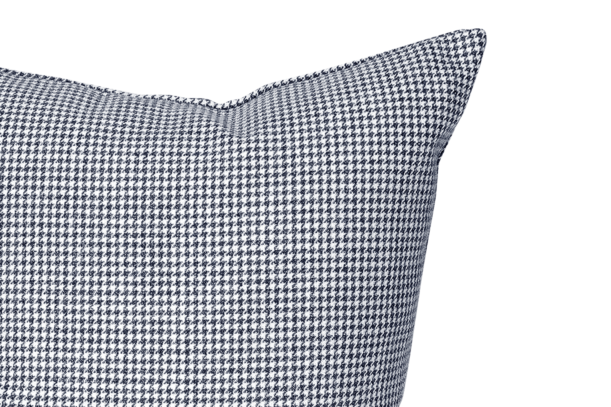 Indigo Houndstooth Cushion Cover Cushion Cover Canadian Down & Feather Company