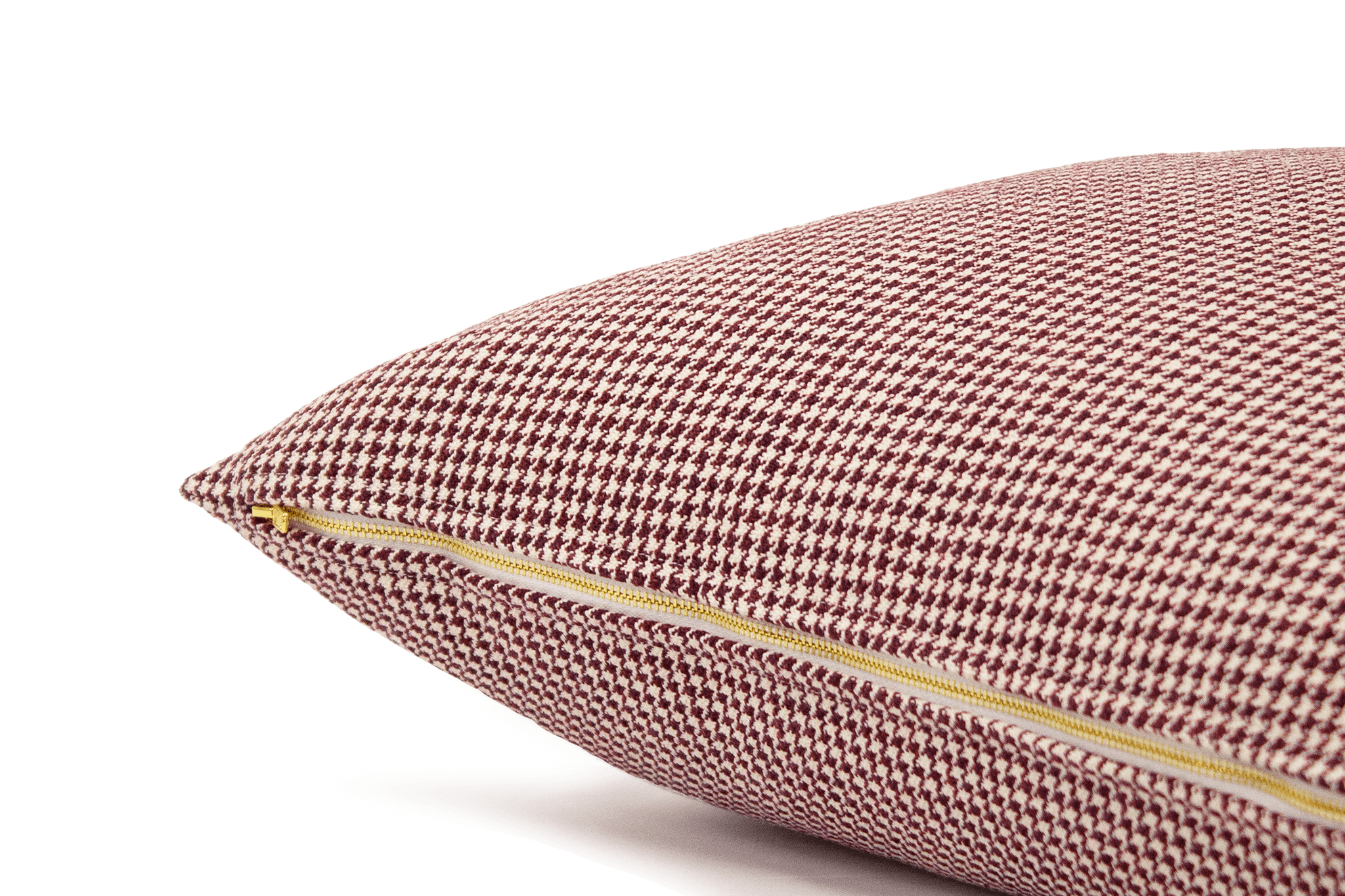 Crimson Houndstooth Cushion Cover Cushion Cover Canadian Down & Feather Company 