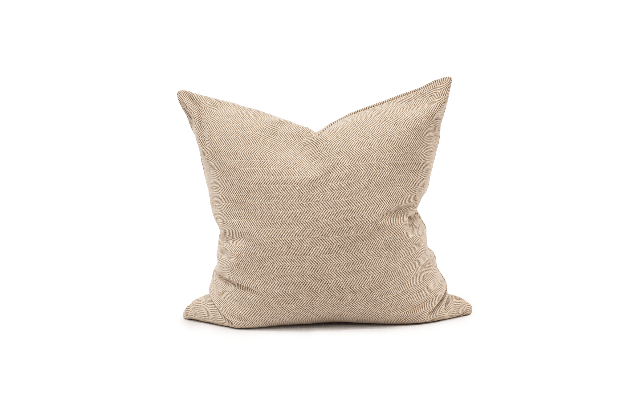 Mushroom Herringbone Cushion Cover Cushion Cover Canadian Down & Feather Company 