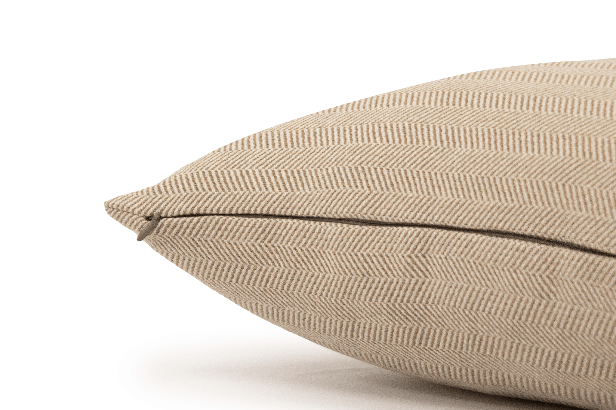 Mushroom Herringbone Cushion Cover Cushion Cover Canadian Down & Feather Company