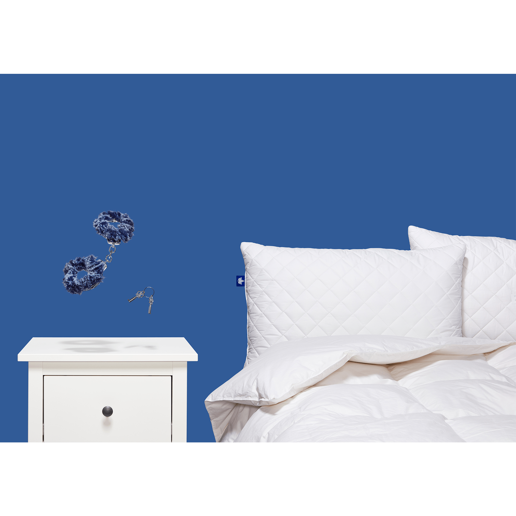 Quilted White Goose Feather Pillow - Canadian Down & Feather Company
