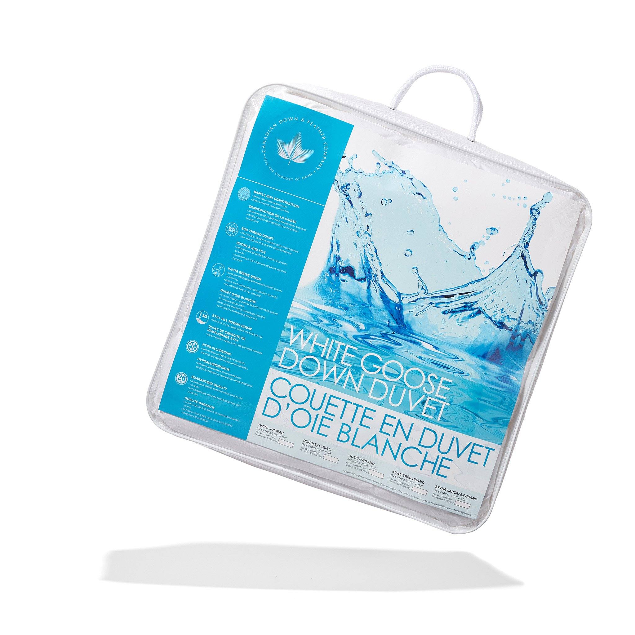 White Goose Down Duvet - Canadian Down & Feather Company