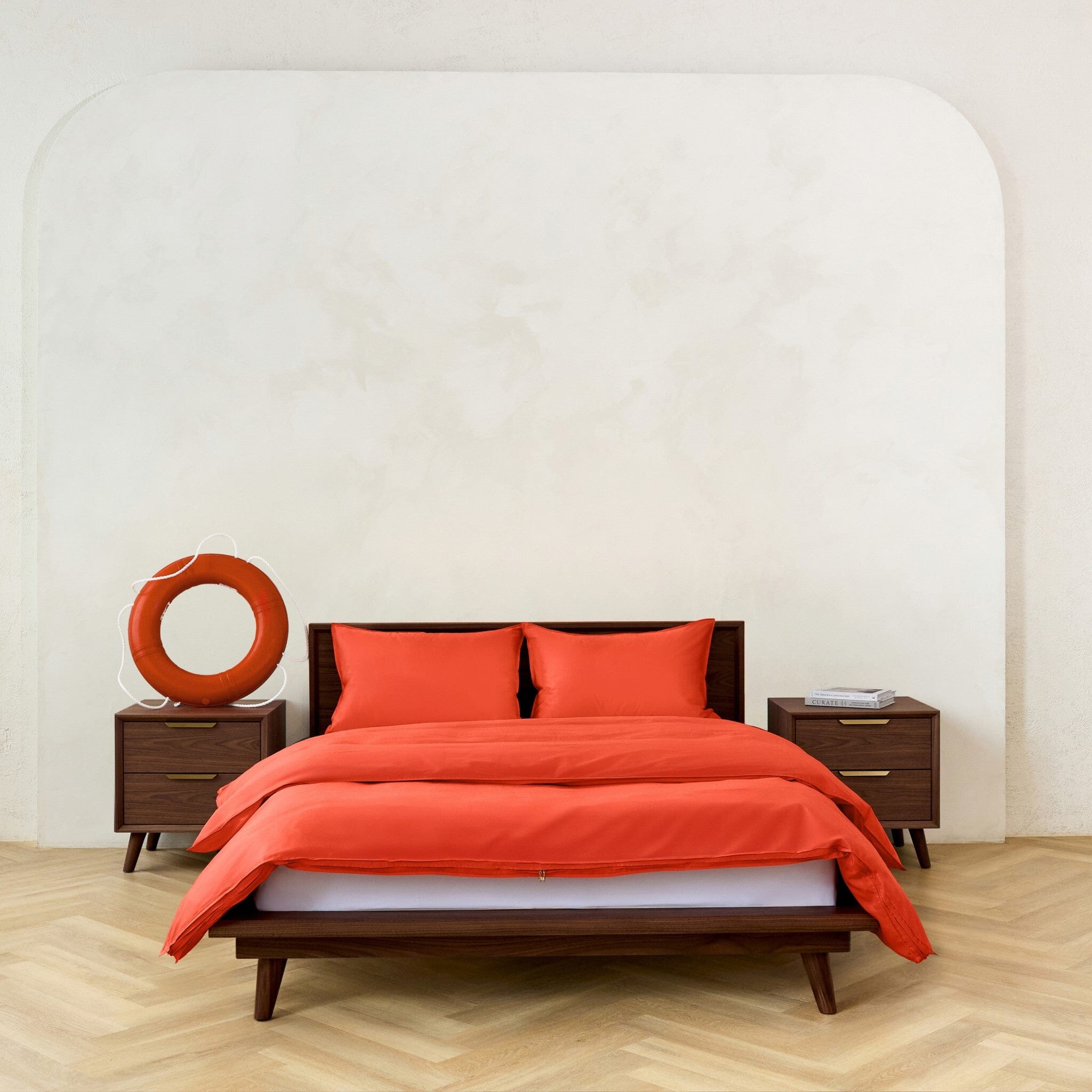 Persimmon Pillowcases and Duvet Cover - Canadian Down & Feather Company