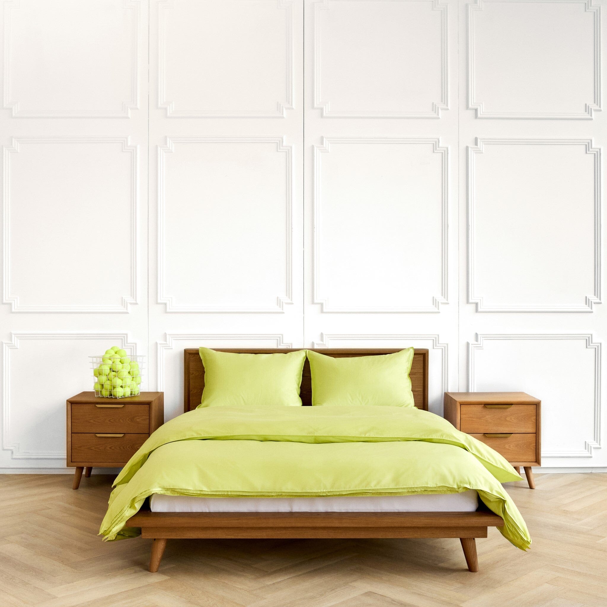 Pistachio Pillowcases and Duvet Cover - Canadian Down & Feather Company
