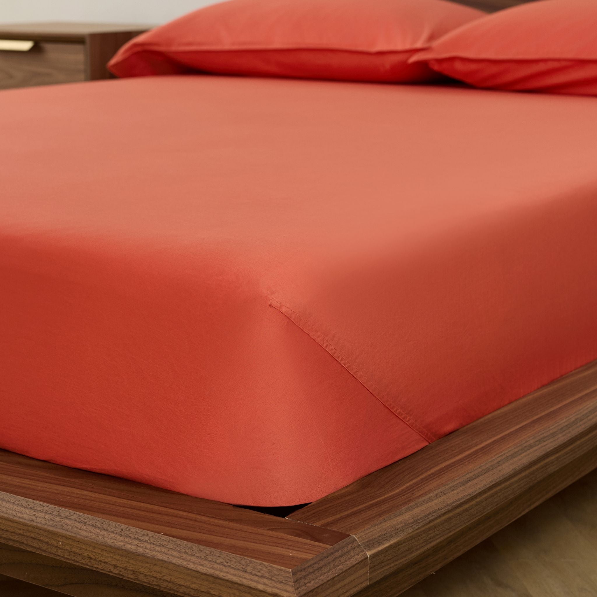 Persimmon Fitted Sheet Fitted Sheet Canadian Down & Feather Company 