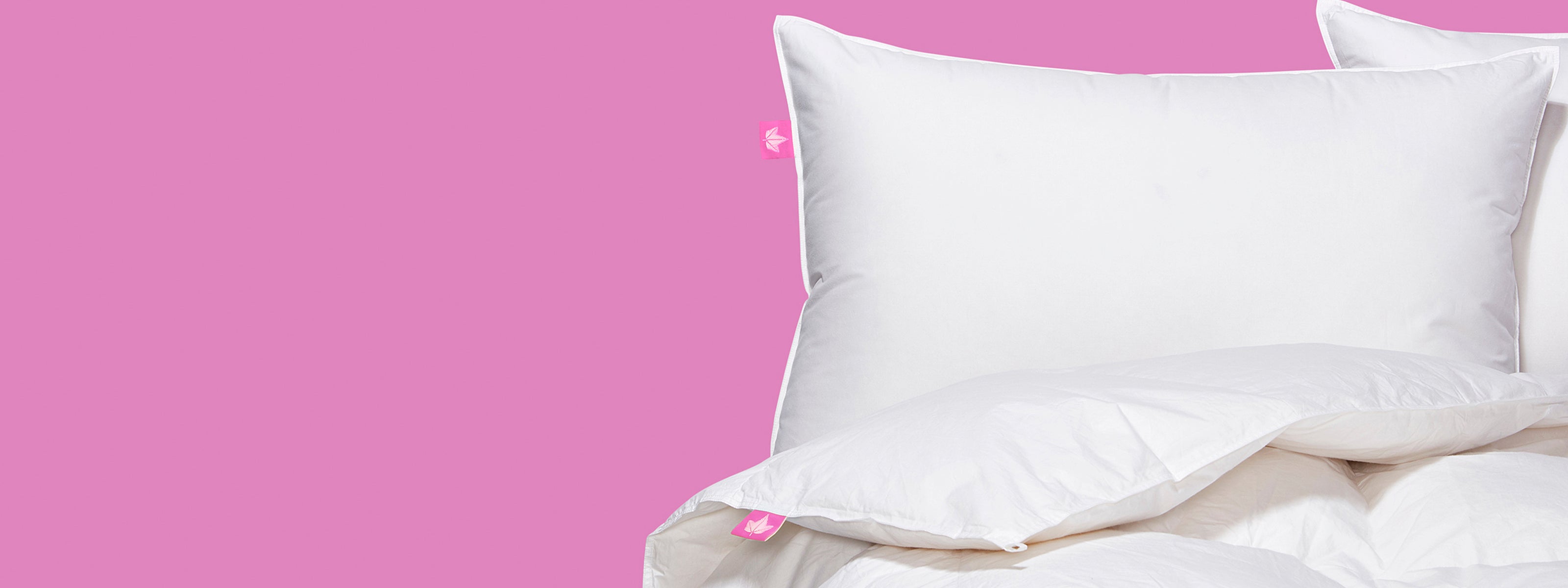 Bedspread with the White Down Pillows & Duvet