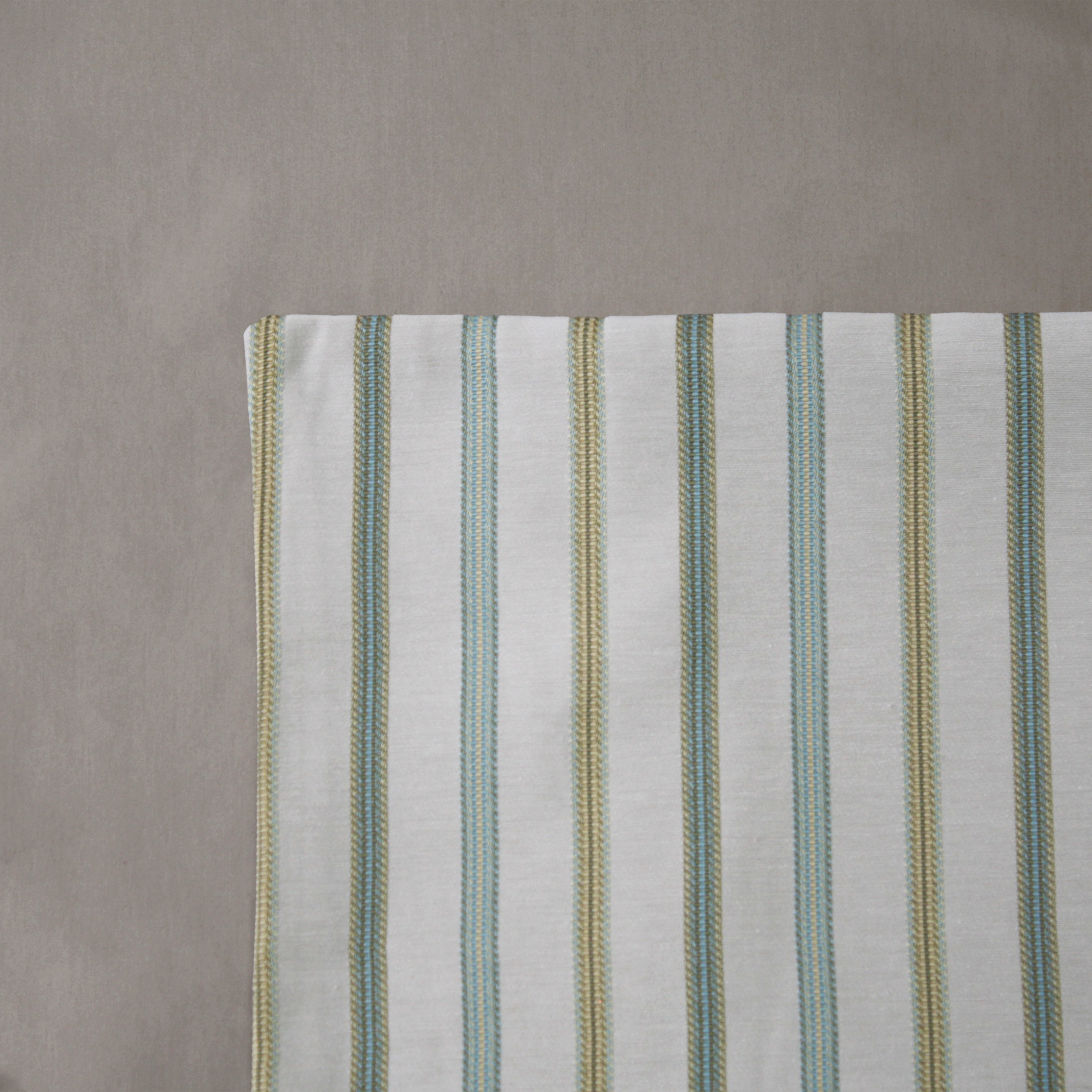 Celestial Stripe Cushion Cover on a Dune Duvet Cover