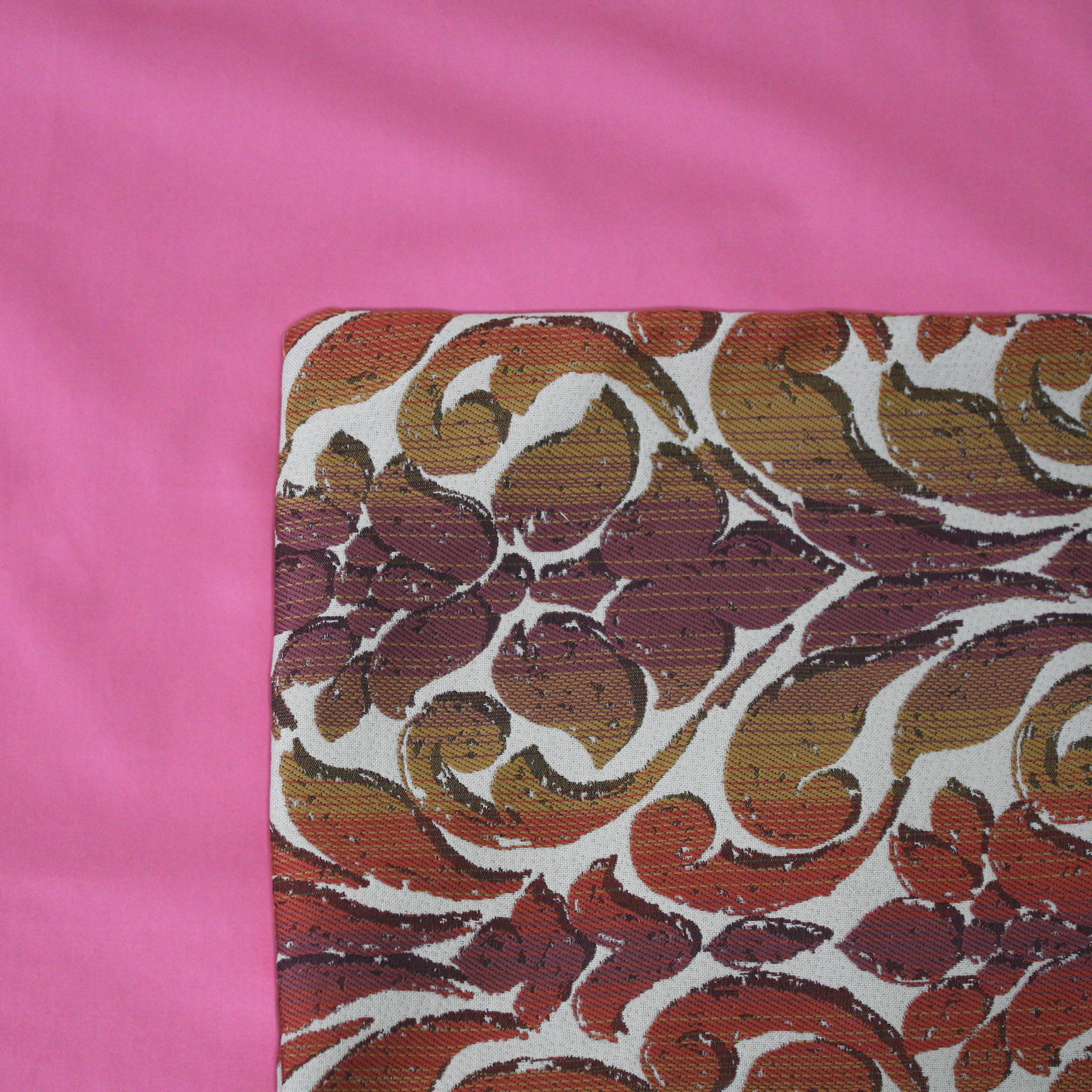 Venetian Cushion Cover on a Hollyhock Duvet Cover