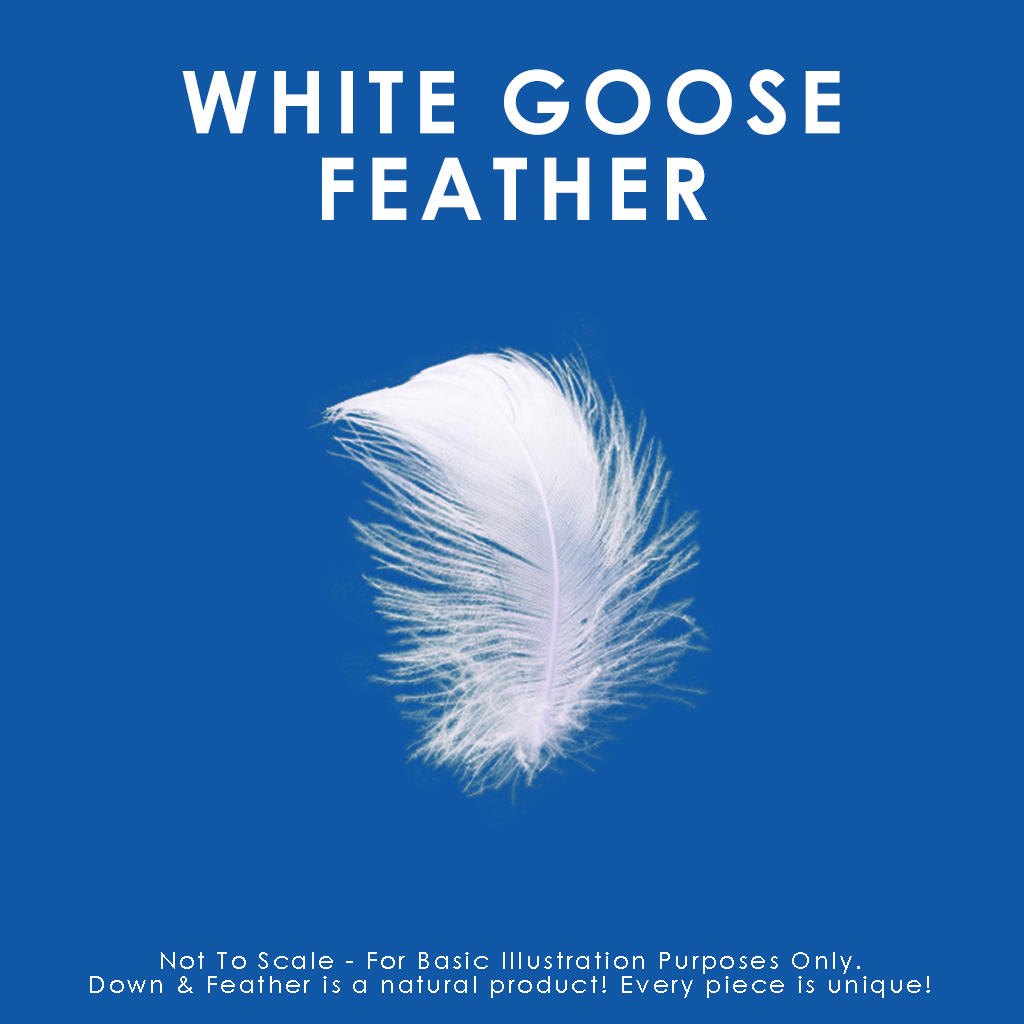 Quilted White Goose Feather Body Pillow - Canadian Down & Feather Company 