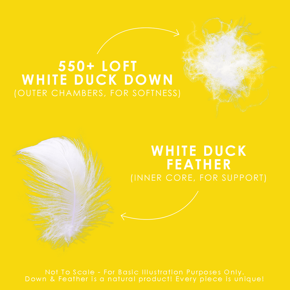 Down Perfect™ White Feather & Down Pillow