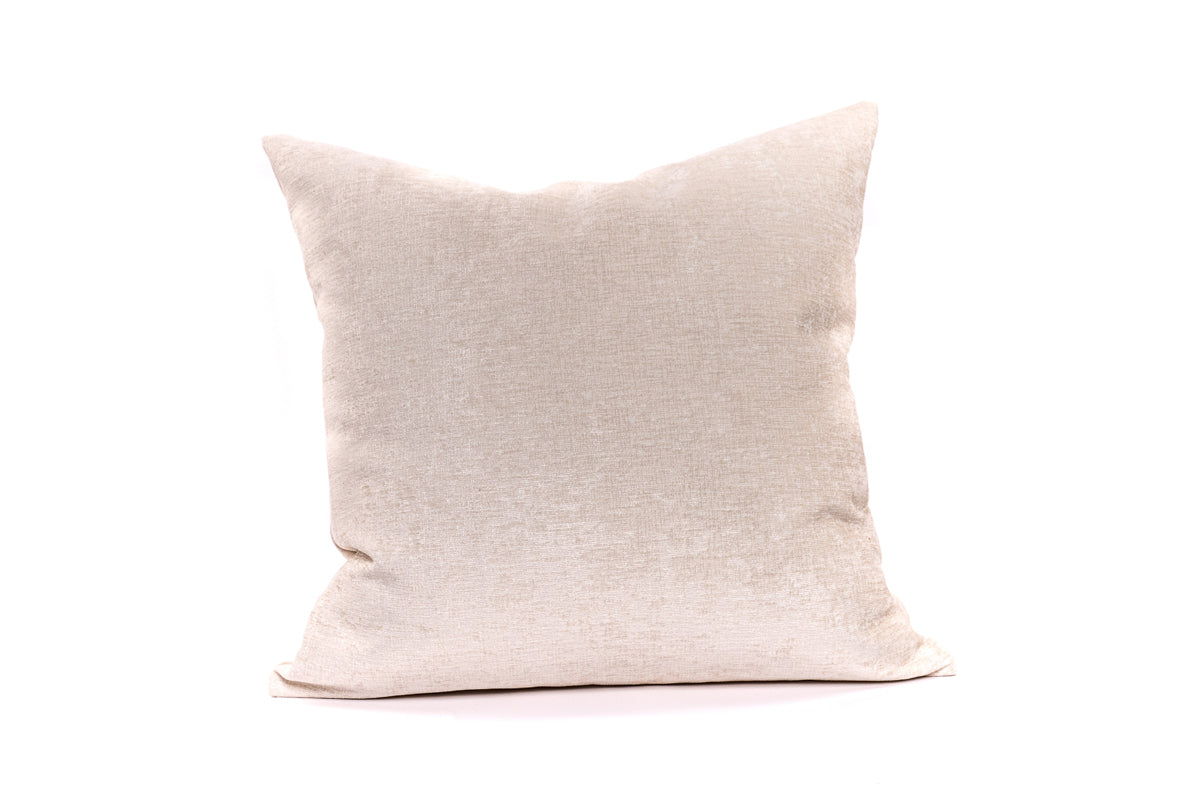 Ivory Chenille Cushion Cover Cushion Cover Canadian Down & Feather Company 