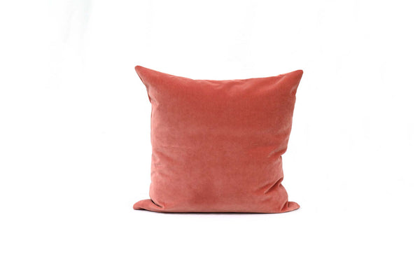 Coral Velvet Cushion Cover Cushion Cover Canadian Down & Feather Company 