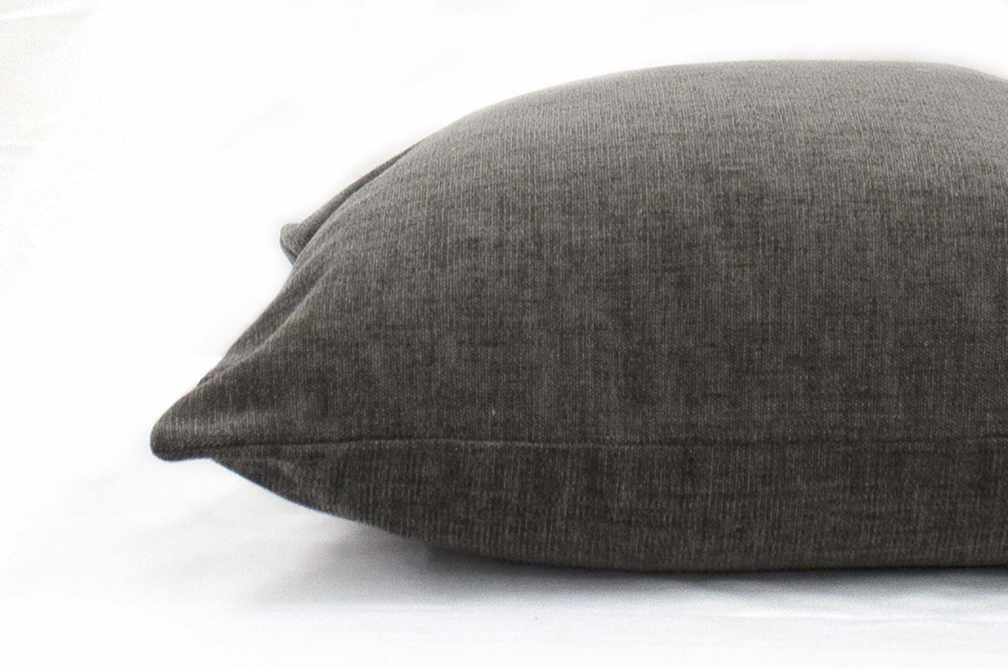 Slate Chenille Cushion Cover Cushion Cover Canadian Down & Feather Company 
