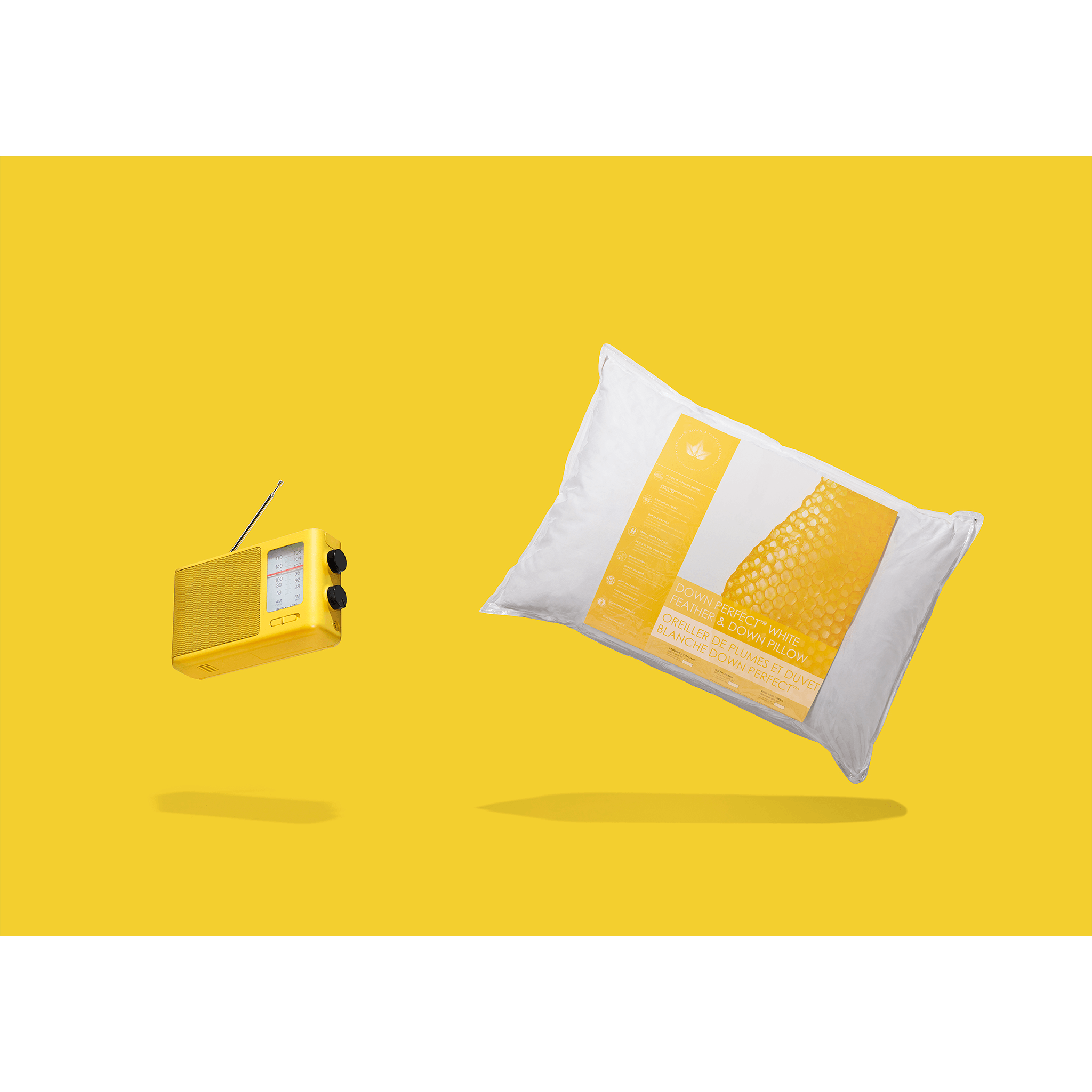 Down Perfect White Feather & Down Pillow - Canadian Down & Feather Company 
