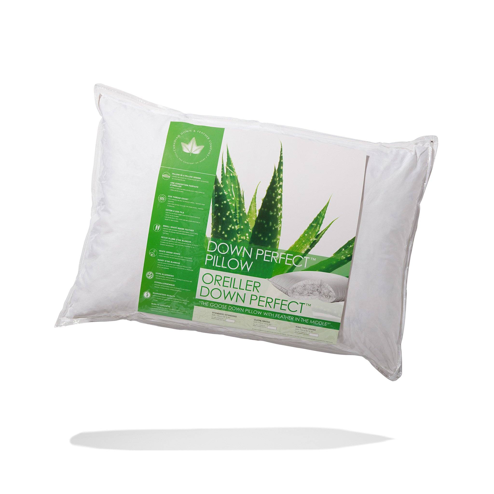 Down Perfect Pillow - Canadian Down & Feather Company 