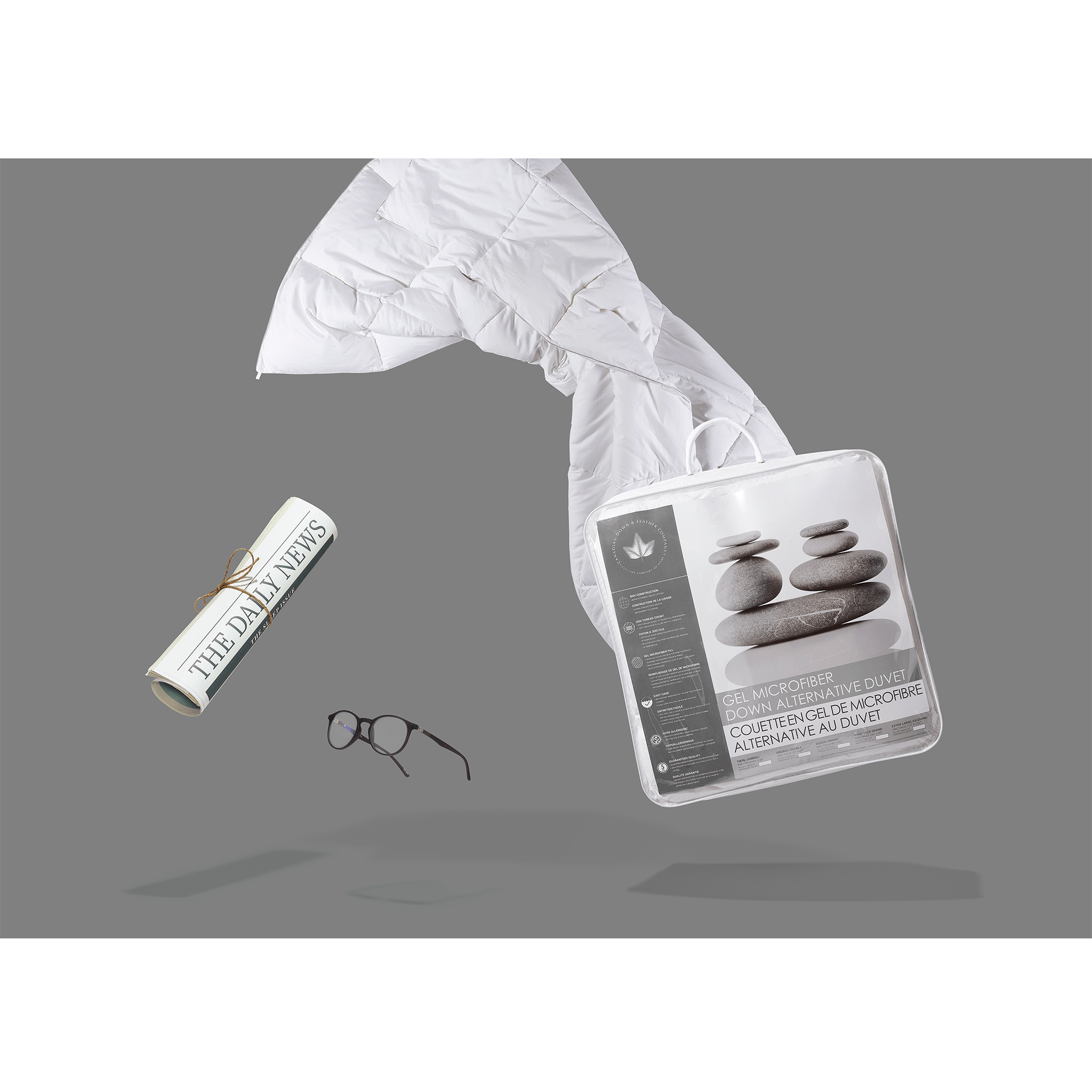 Gel Microfiber Down Alternative Duvet - Canadian Down & Feather Company 