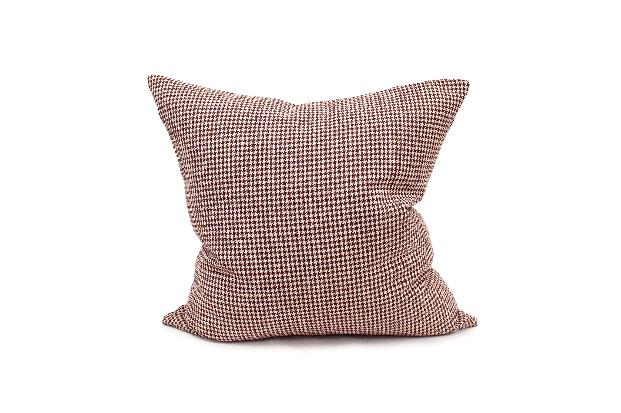 Crimson Houndstooth Cushion Cover Cushion Cover Canadian Down & Feather Company 