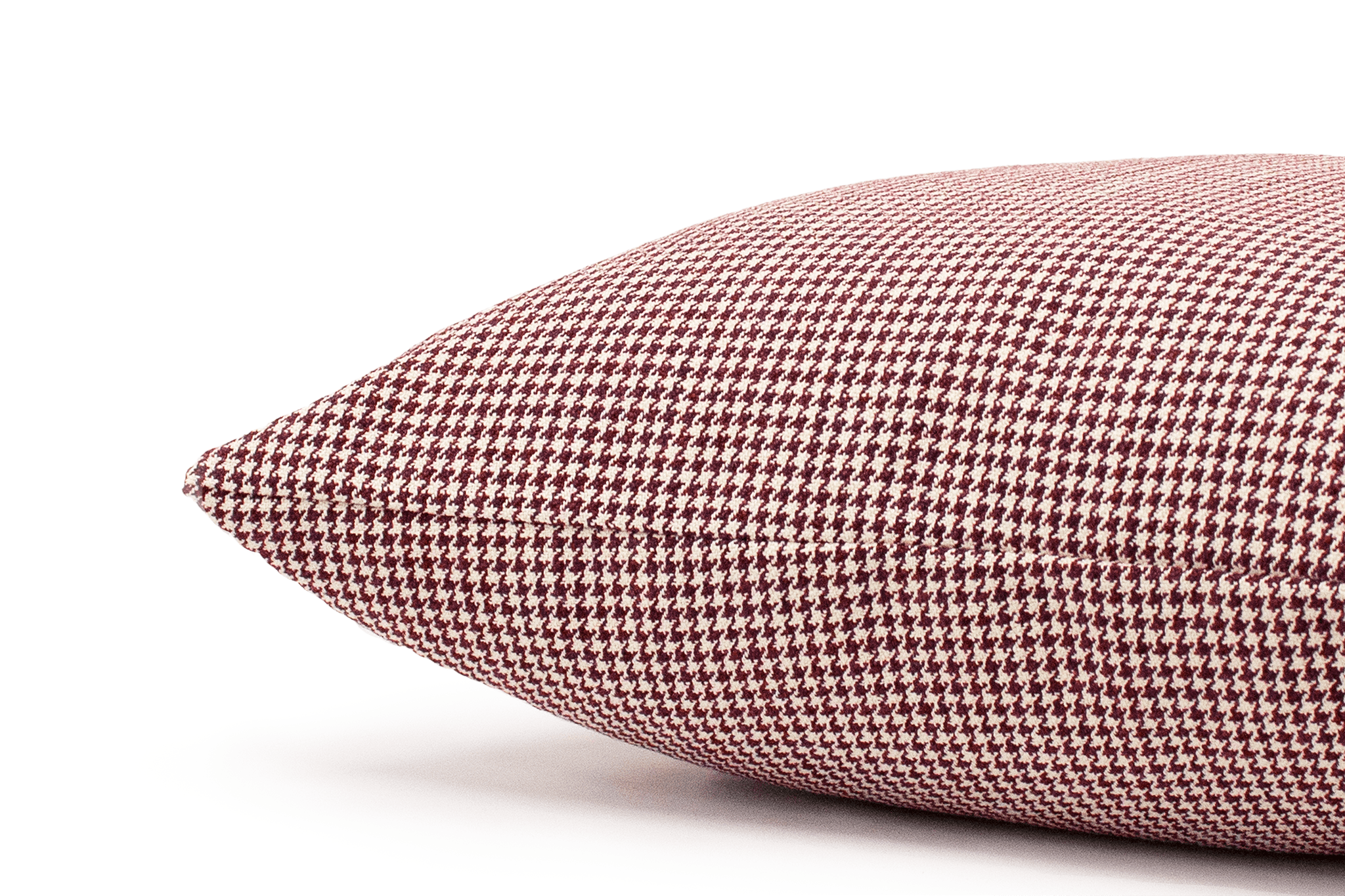 Crimson Houndstooth Cushion Cover Cushion Cover Canadian Down & Feather Company 