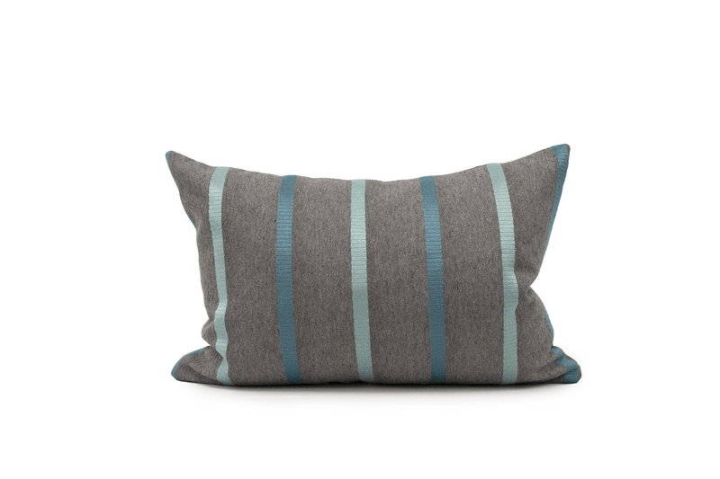 Tealbay Stripe Cushion Cover Cushion Cover Canadian Down & Feather Company 
