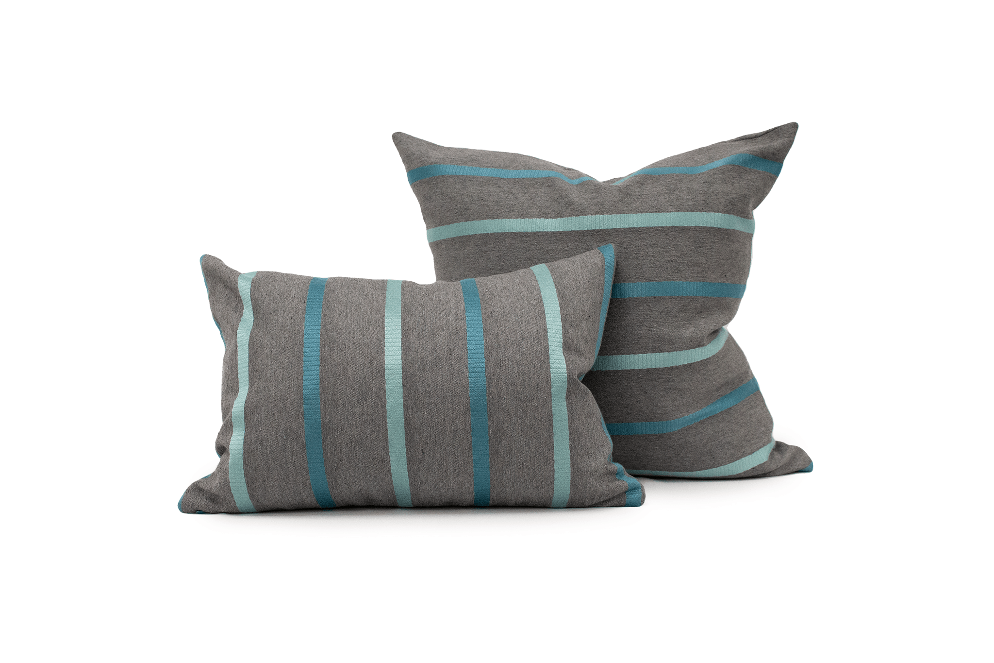 Tealbay Stripe Cushion Cover Cushion Cover Canadian Down & Feather Company 