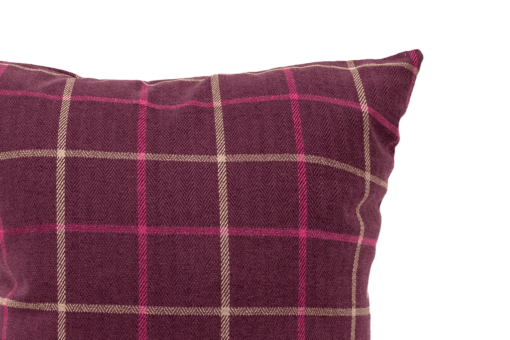 Vino Check Cushion Cover