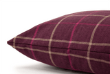 Vino Check Cushion Cover Cushion Cover Canadian Down & Feather Company 