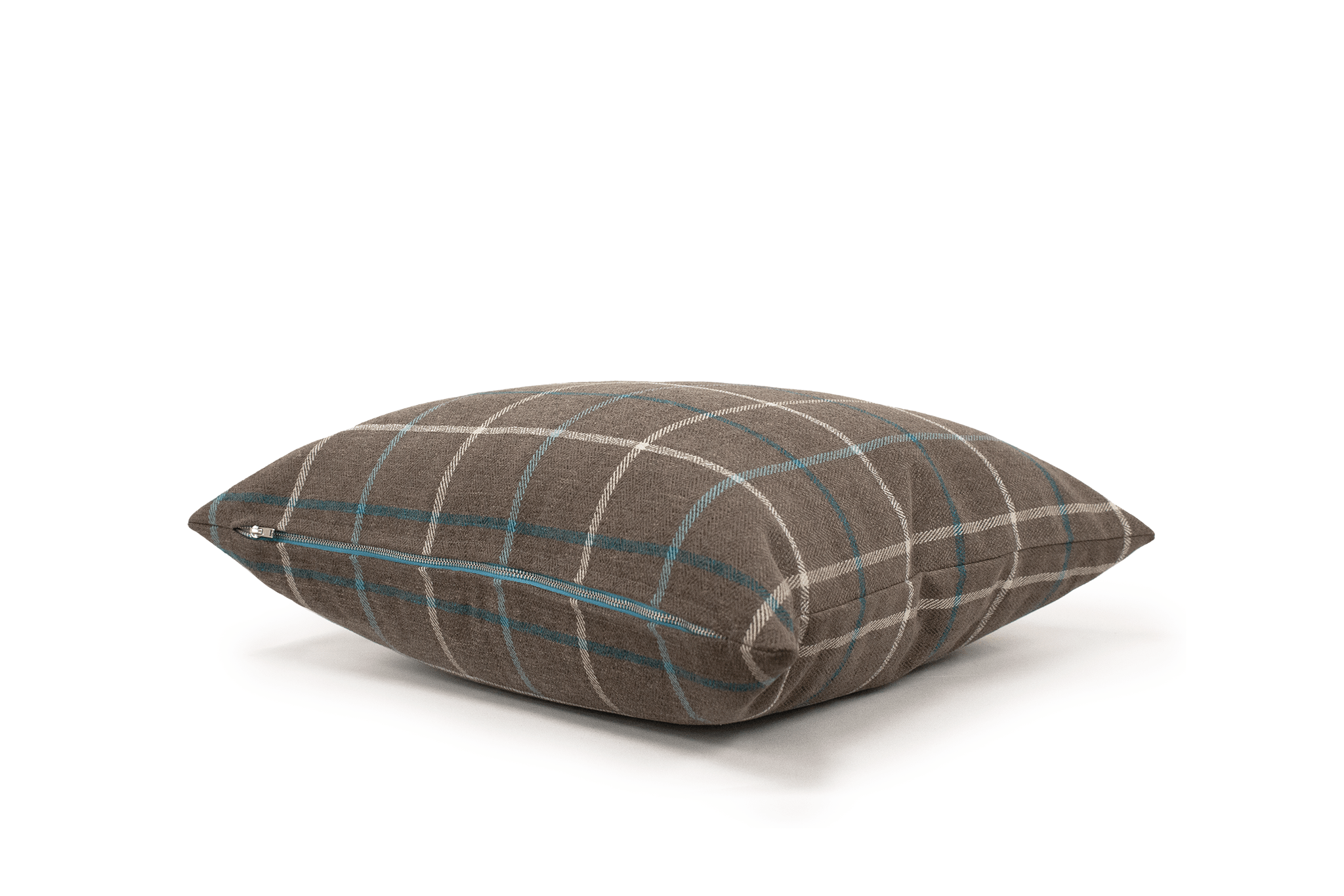 Dark Roast Check Cushion Cover Cushion Cover Canadian Down & Feather Company 