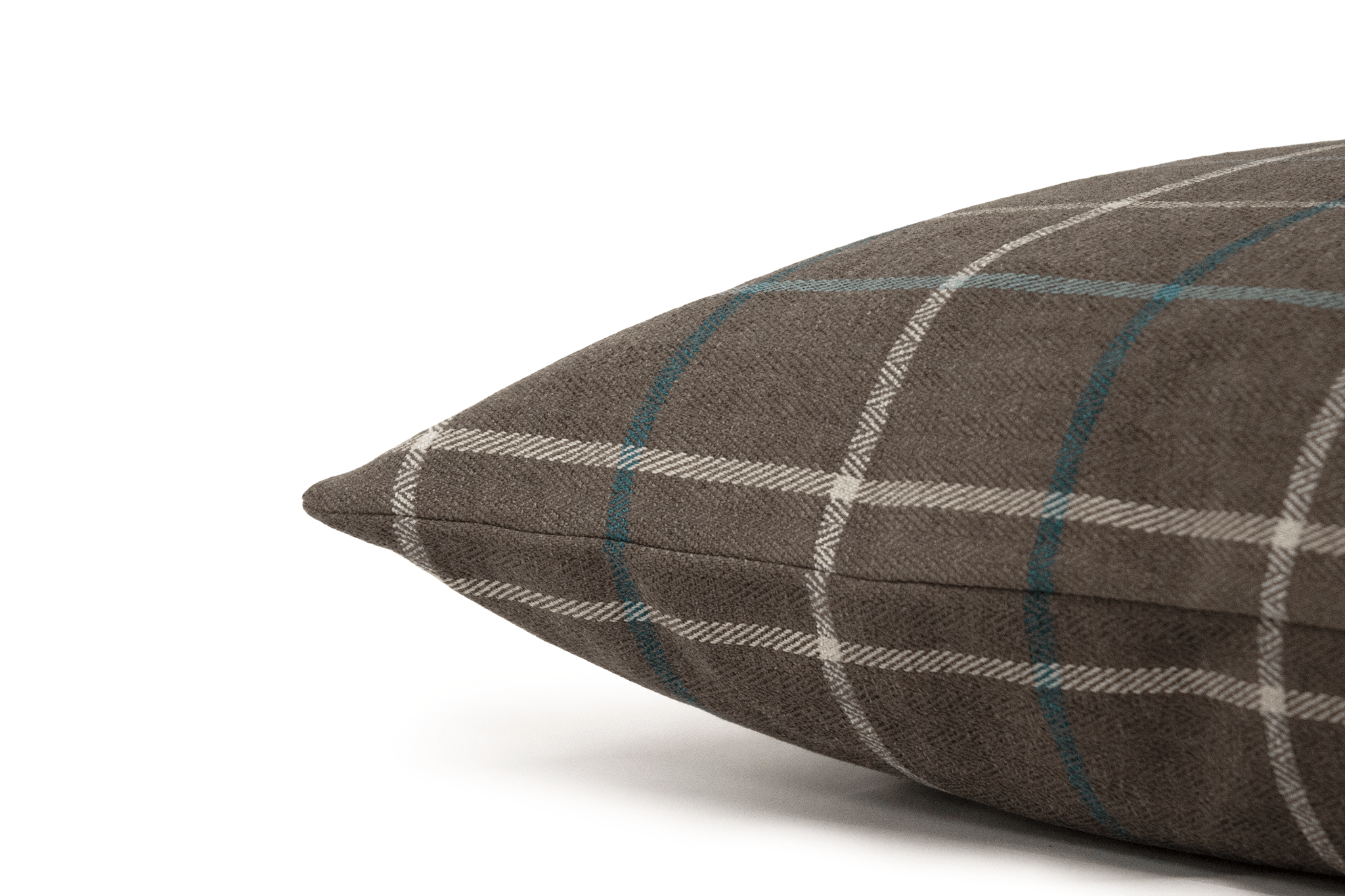 Dark Roast Check Cushion Cover Cushion Cover Canadian Down & Feather Company 