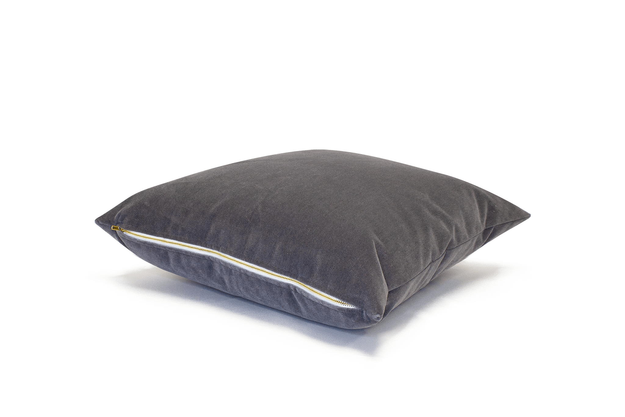 Grey Velvet Cushion Cover Cushion Cover Canadian Down & Feather Company 