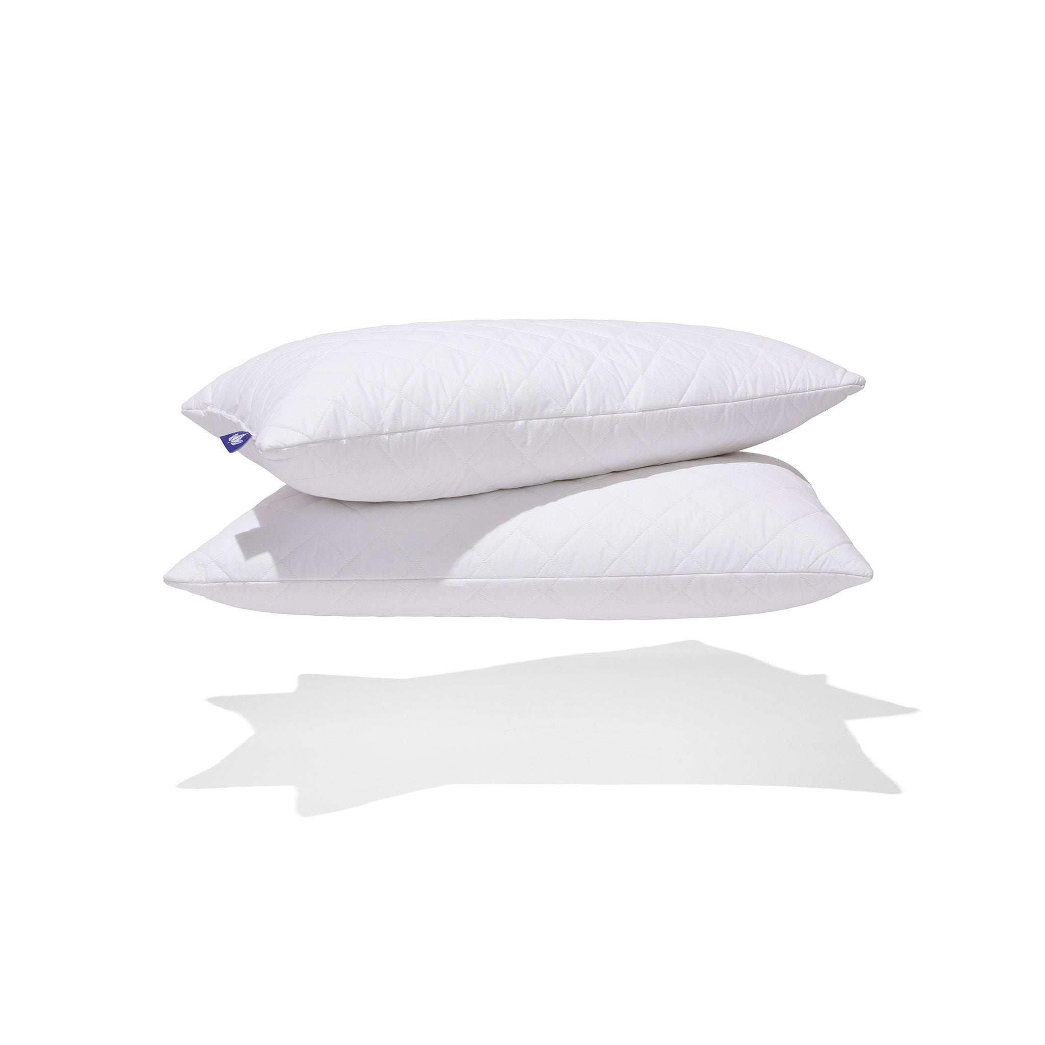 Quilted White Goose Feather Pillow - Canadian Down & Feather Company 